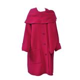 1980s Fuchsia Swing Coat