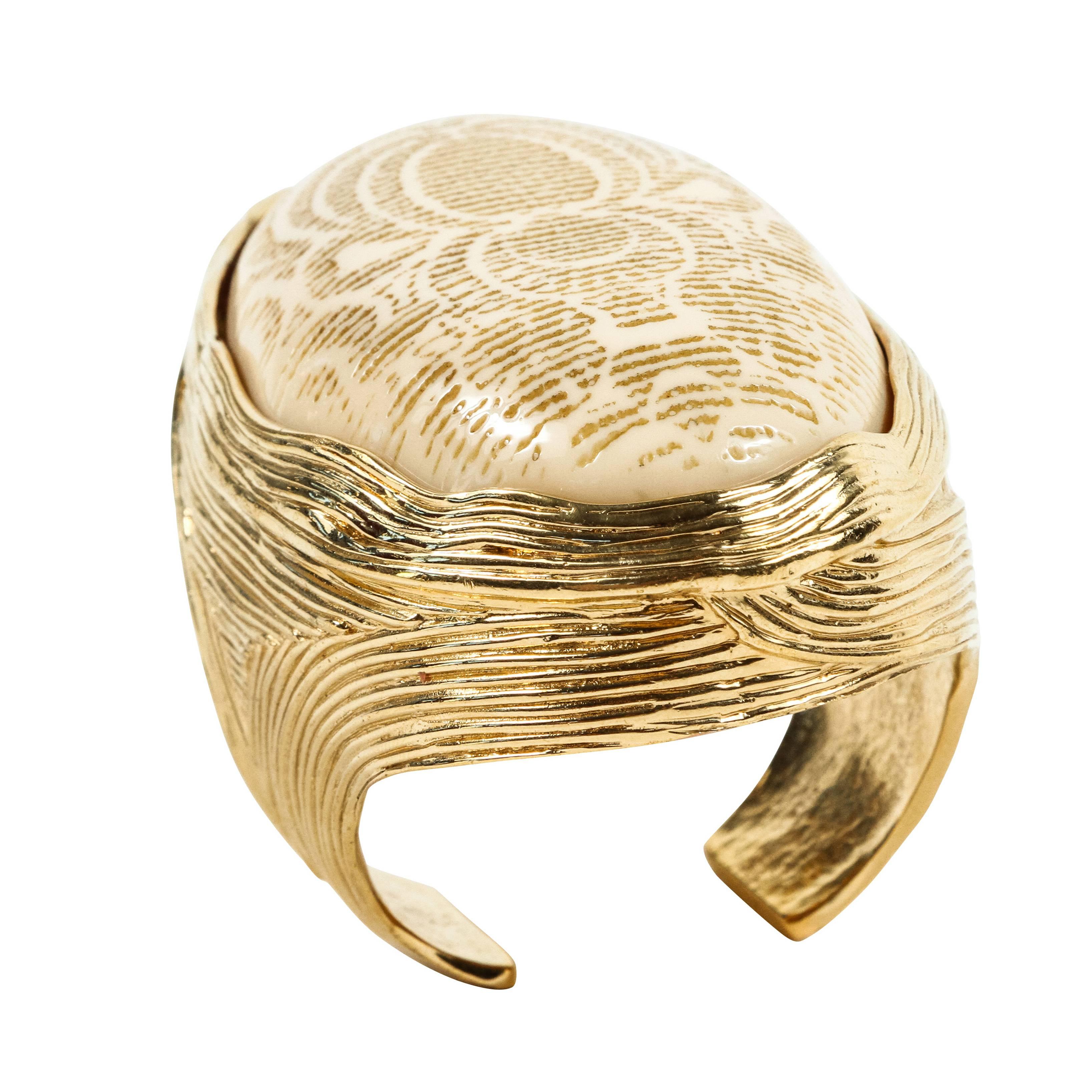 Unique and Impressive Cuff by Yves Saint Laurent 