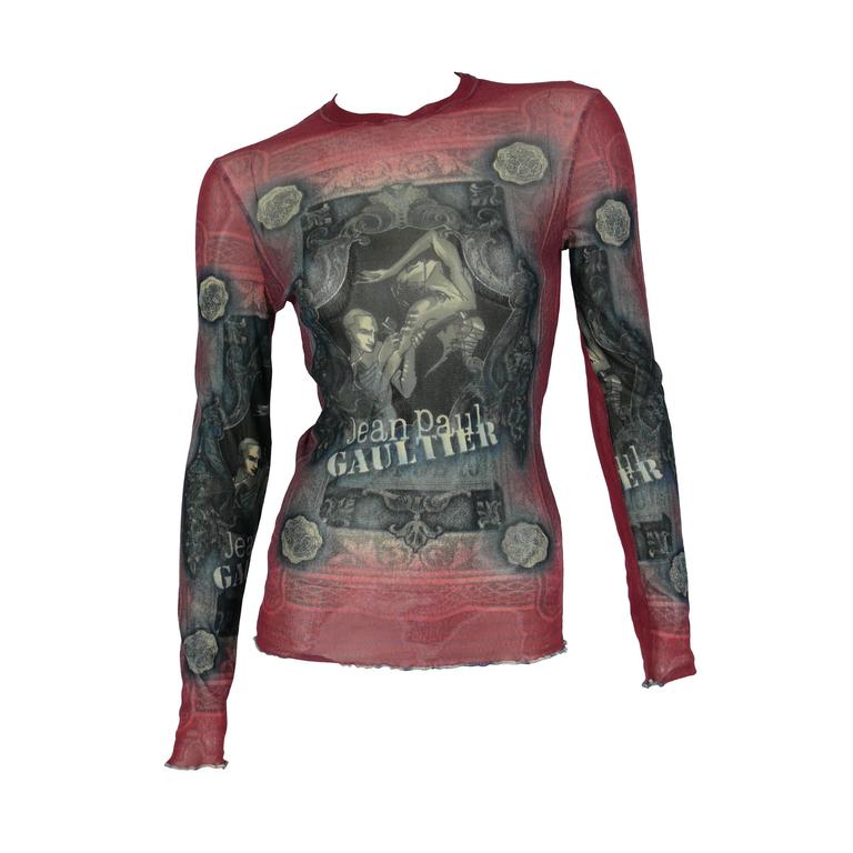 mesh tattoo shirt