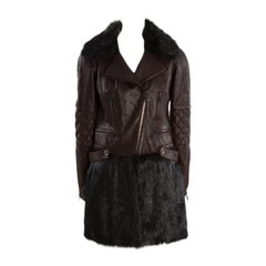 Chanel Runway Leather & Faux Fur Biker Coat, Fall-Winter 2010-2011