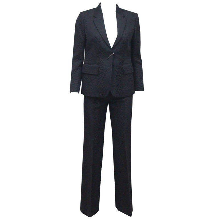 Tom Ford for Gucci Croc Embossed Jacquard Flared Pant Suit, SS 2000 For ...