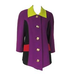 1980s Christian Lacroix Color Block Jacket 9