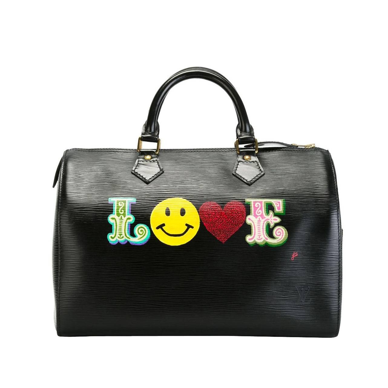 Louis Vuitton Vintage Epi 
Love Speedy
 Tote