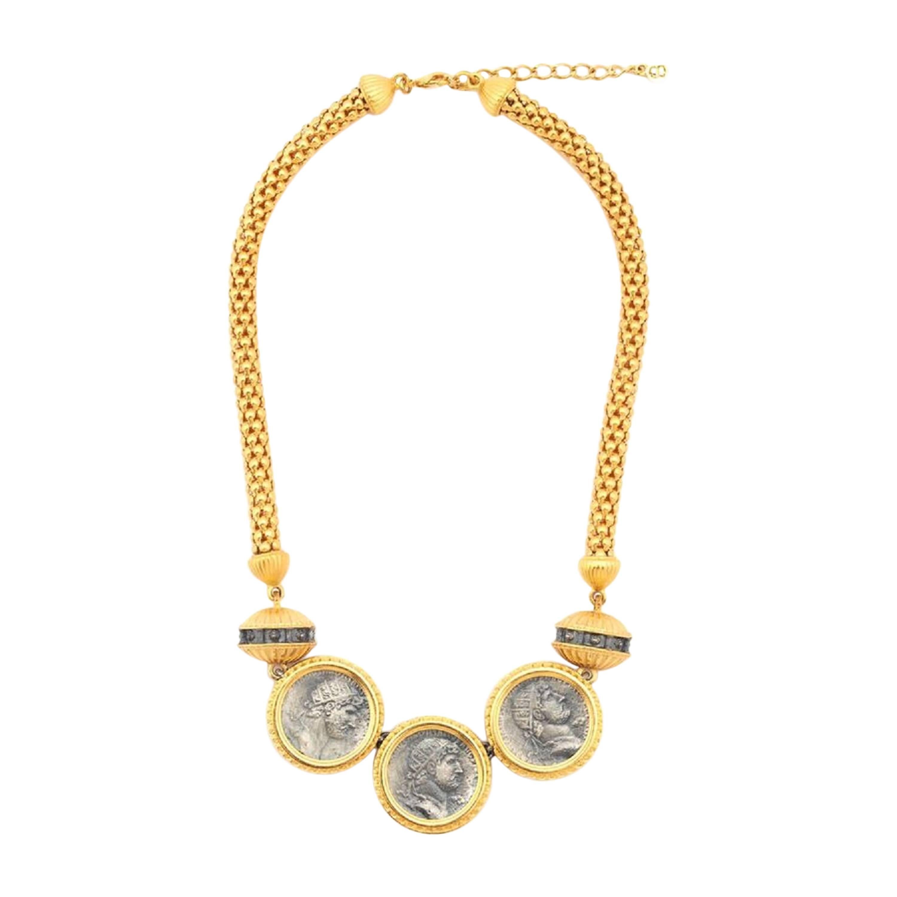 Bill Skinner Coin Necklace For Sale