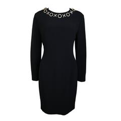 Moschino Couture Black Prato XO Dress 8