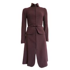 VALENTINO Wool crepe button detail 2pc. set