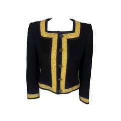 Vintage Yves Saint Laurent 'Matador' Inspired Wool Jacket - 1980s