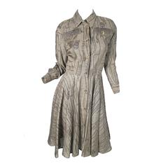 Zandra Rhodes Tribal Printed Cotton Dress 3
