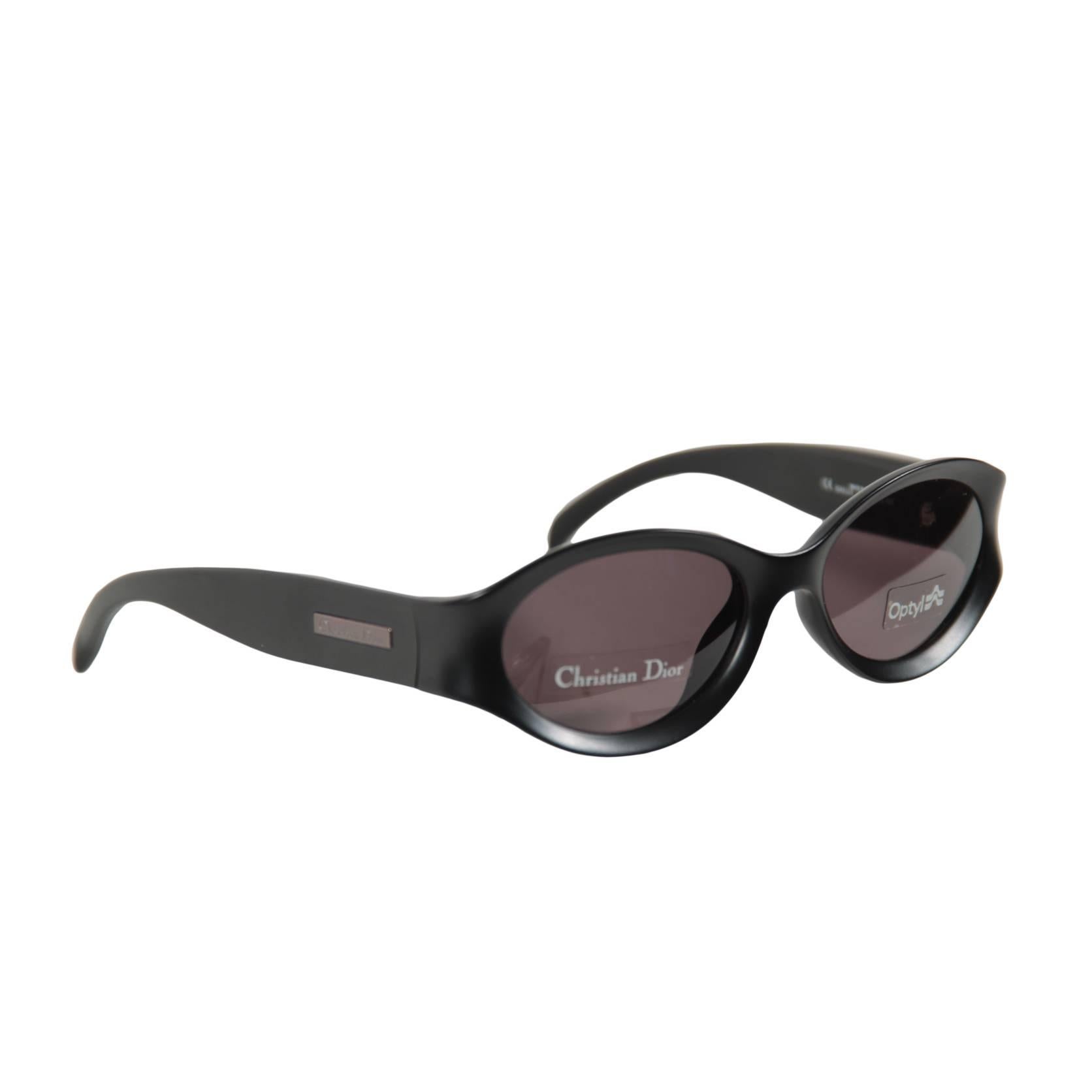 CHRISTIAN DIOR Occhiali da sole neri opachi Optyl GAELLE 94J 52/18 125 con custodia