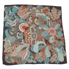 2011 Hermes  "Fleurs D'Indiennes" silk scarf