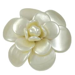Rare Large Chanel Pearl Camilia Brooch/Enhancer