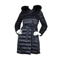 'S Max Mara Navy Down "Cube Coat" sz 0