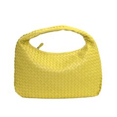 Bottega Veneta Yellow Large Veneta Shoulder Bag