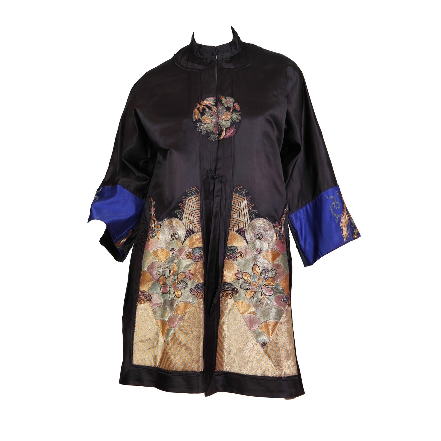 Antique Chinese Embroidered Jacket For Sale at 1stdibs