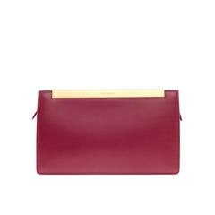 Saint Laurent Lutetia Zipper Clutch Leather