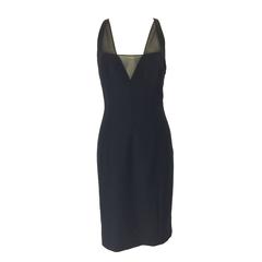 Gianni Versace Black Bodycon Cocktail Dress 12