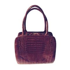 Nancy Gonzalez Top Handle Crocodile Bag 7