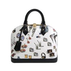 Louis Vuitton Limited Edition Vernis Alma PM Satchel Bag