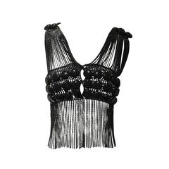 LORIS AZZARO black chainmail top 2