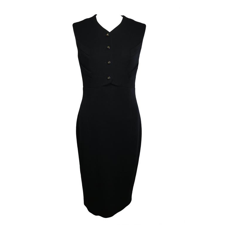 Chanel Classic Black Dress For Sale at 1stdibs