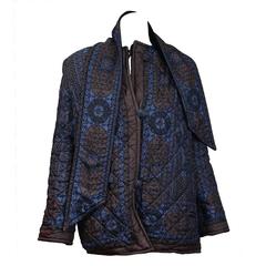 Hermes Reversible Blue, Black, and Brown Jacket 2