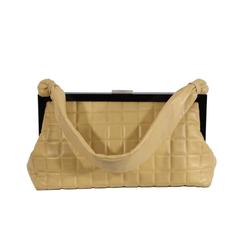Chanel Beige Quilted Handbag