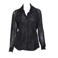 Moschino Silk Chiffon Blouse with Sleeves That Tie at the Waist 5