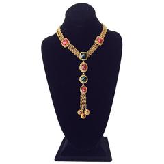 Vintage Chanel Lavalier Necklace 1984