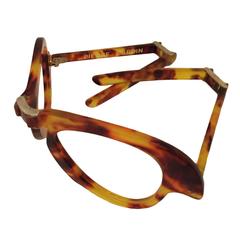 Vintage Exceptionally Rare Pierre Cardin Folding Glasses Frames, 1960s