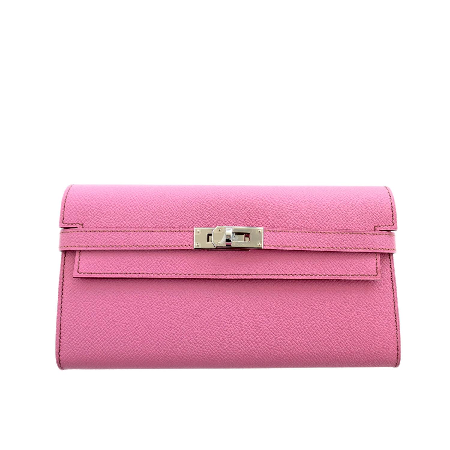 Hermes Kelly Mini 5P Bubblegum Ostrich | SACLÀB