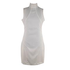 VERSACE JEANS COUTURE Italian White Stretch SLEEVELESS DRESS 7