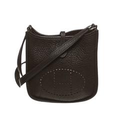 Hermes Brown Leather Evelyne TPM Handbag