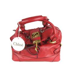 Chloe Red O/S Padington Handbag New Old Stock 12
