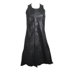 Vintage Junya Watanabe Comme des Garcons Leather Dress