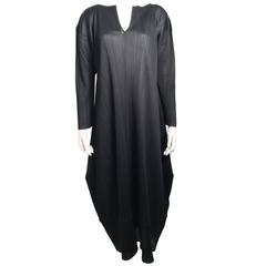 Issey Miyake Black Pleated Dress