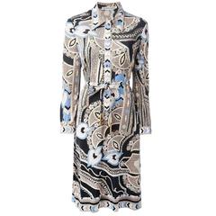 1970s Leonard Silk Dress 9