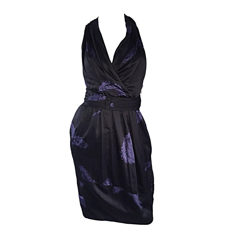 strapless open back dress Zapaka Women Purple Chiffon A-Line Midi Junior Bridesmaid Dress V-Neck  Short Sleeves Wedding Guest Dress – ZAPAKA