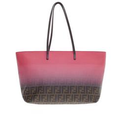 Fendi Roll Tote Ombre Zucca Coated Canvas Large