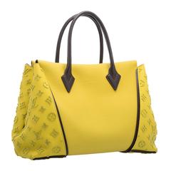 Louis Vuitton Yellow & Brown Leather and Tuffetage W Bag
