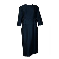 1950s Villa & C Milano Teal Dress 6