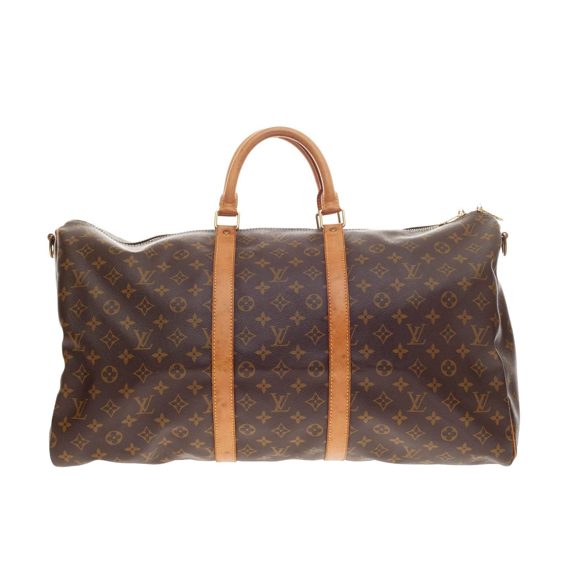 Louis Vuitton Keepall Bandouliere Monogram Canvas 55