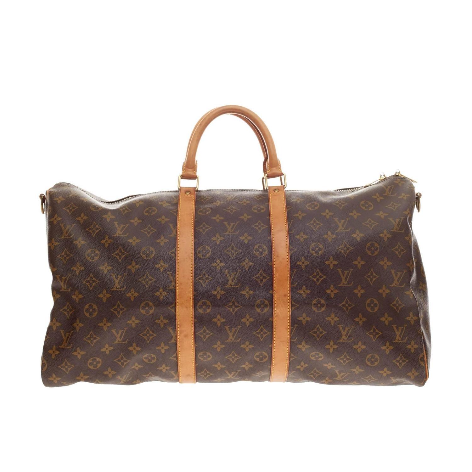 Louis Vuitton Keepall Bandouliere Monogram Canvas 55 at 1stdibs