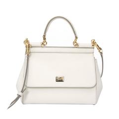 Dolce & Gabbana White "Miss Sicily" Tote