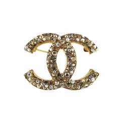 Chanel Crystal CC Brooch Fall 2007 9