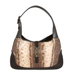 Vintage Jackie O Gucci Lizard Handbag 