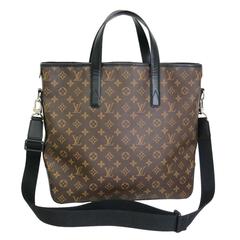 Louis Vuitton Monogram Macassar Kitan Shopper Shoulder Bag Tote