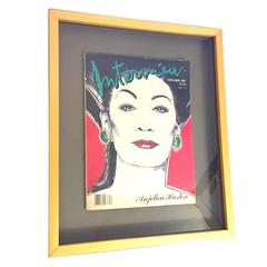 Andy Warhol's Interview Magazine - Angelica Huston - December 1987 Edition