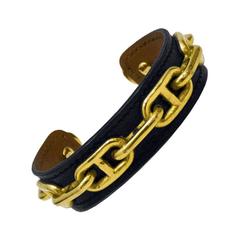 Vintage  Hermes Chaîne d'Ancre Cuff Bracelet