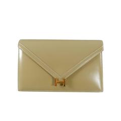 HERMES Box Lydie Clutch Black 1217035