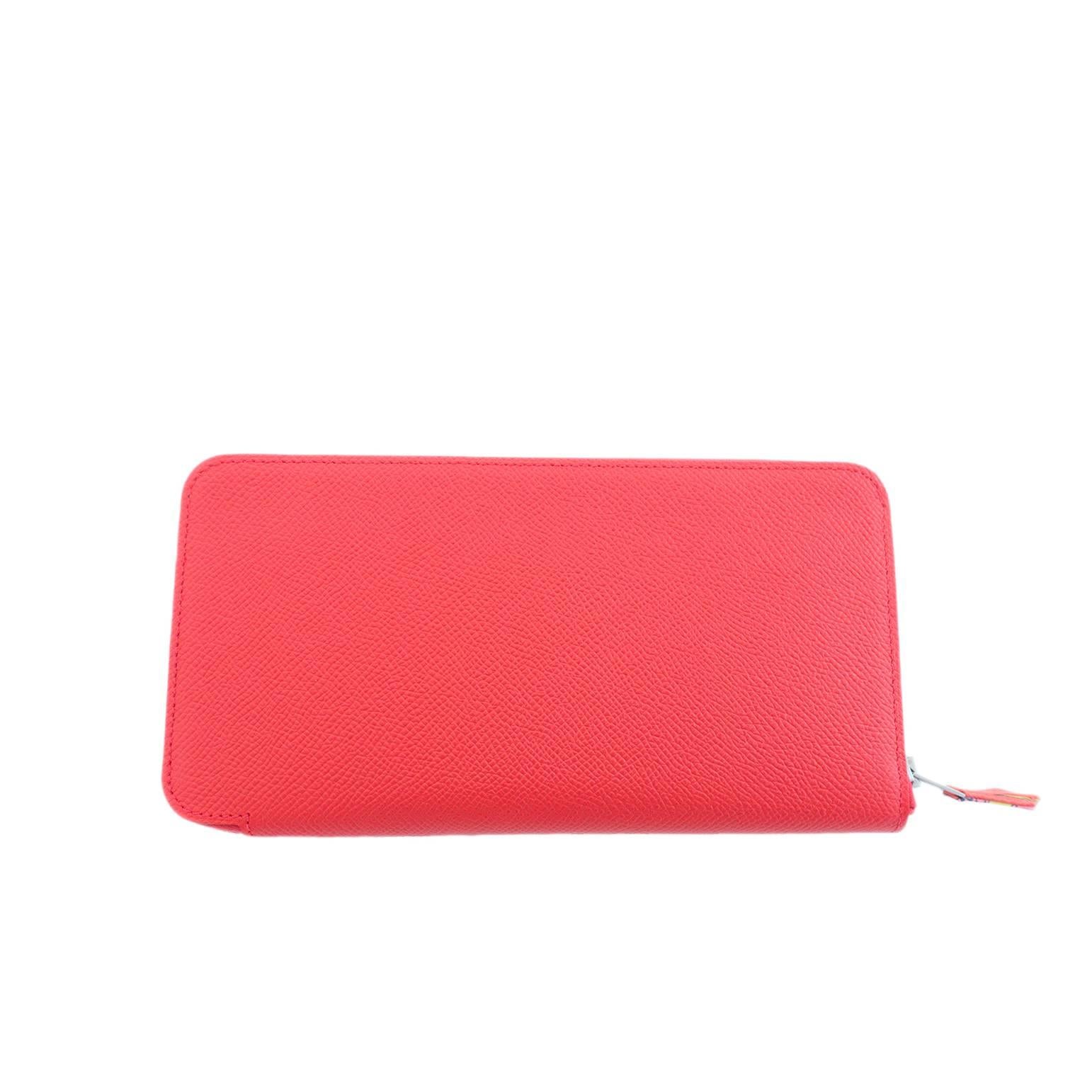 Hermes Rose Jaipur Astrologie Nouvelle Silk-In Wallet